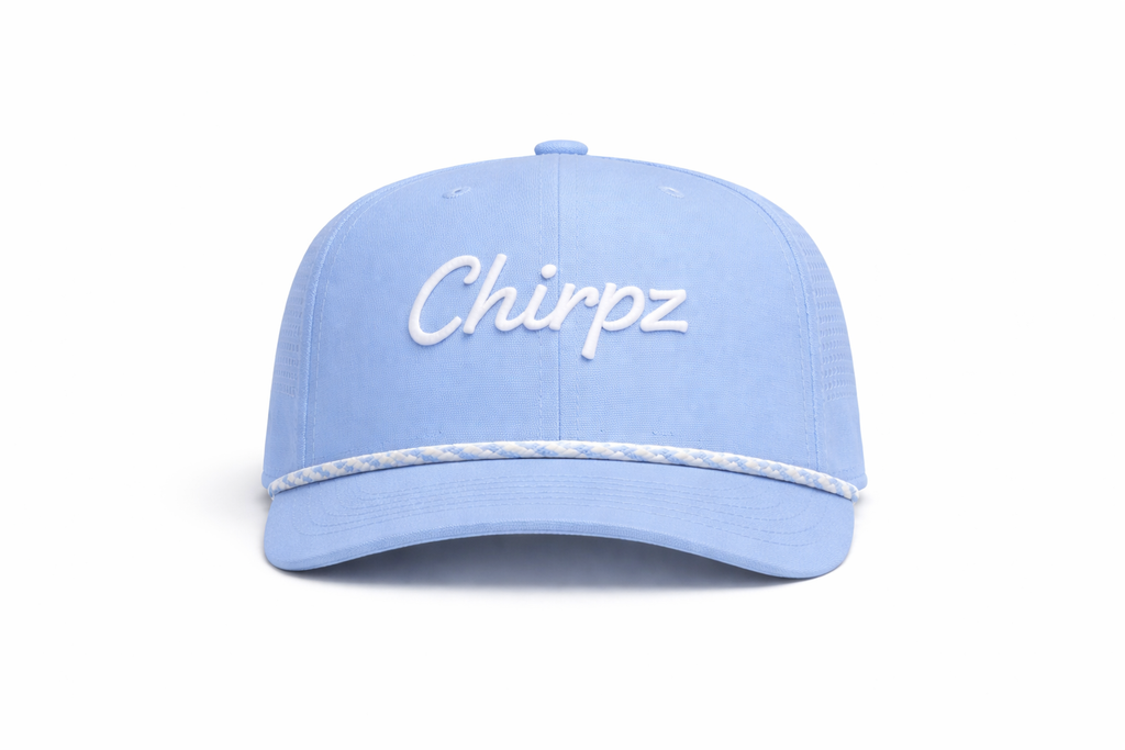 Chirpz Baby Blue Signature Rope Hat