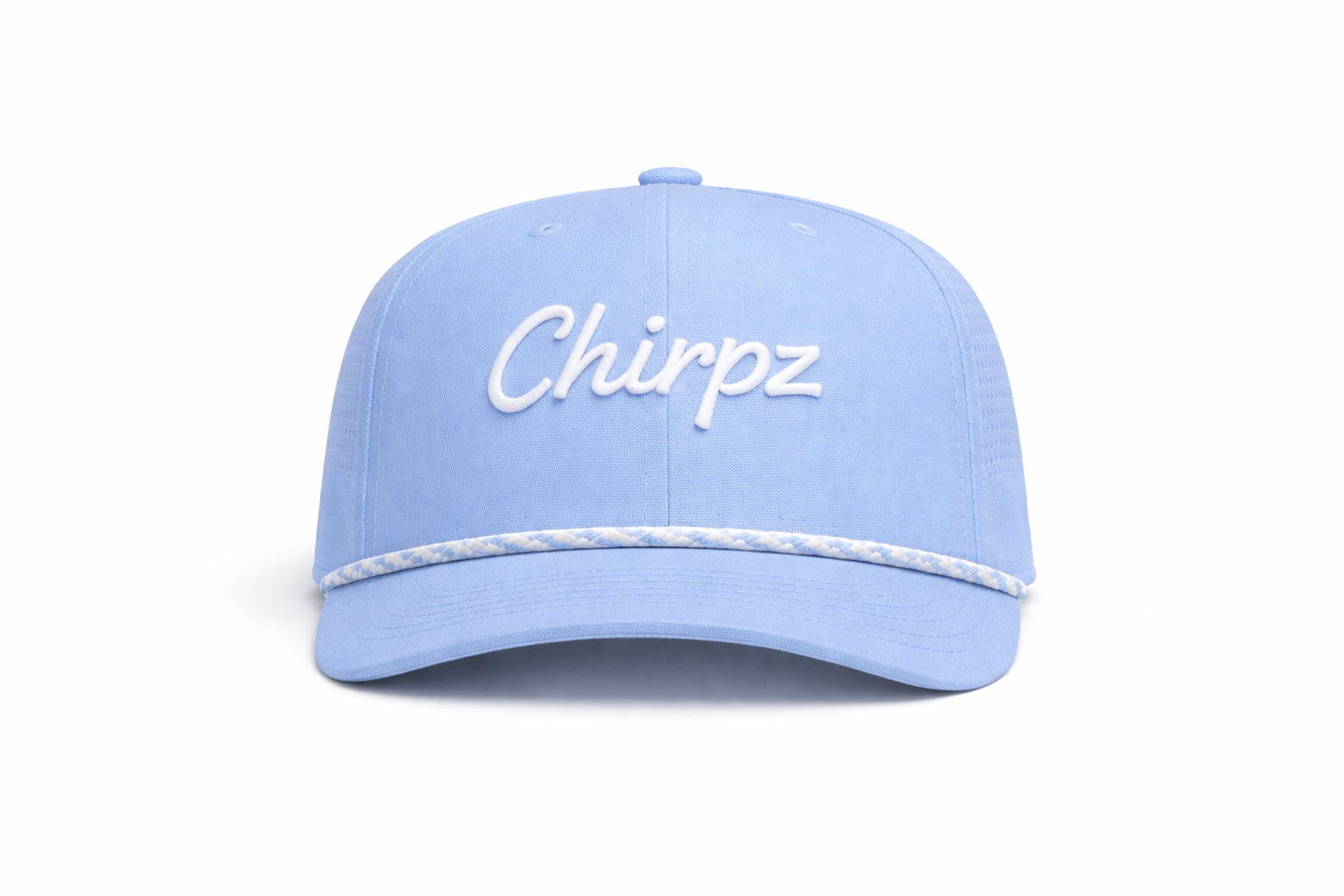 Chirpz Baby Blue Signature Rope Hat